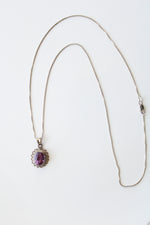 Amethyst Sterling Silver Necklace