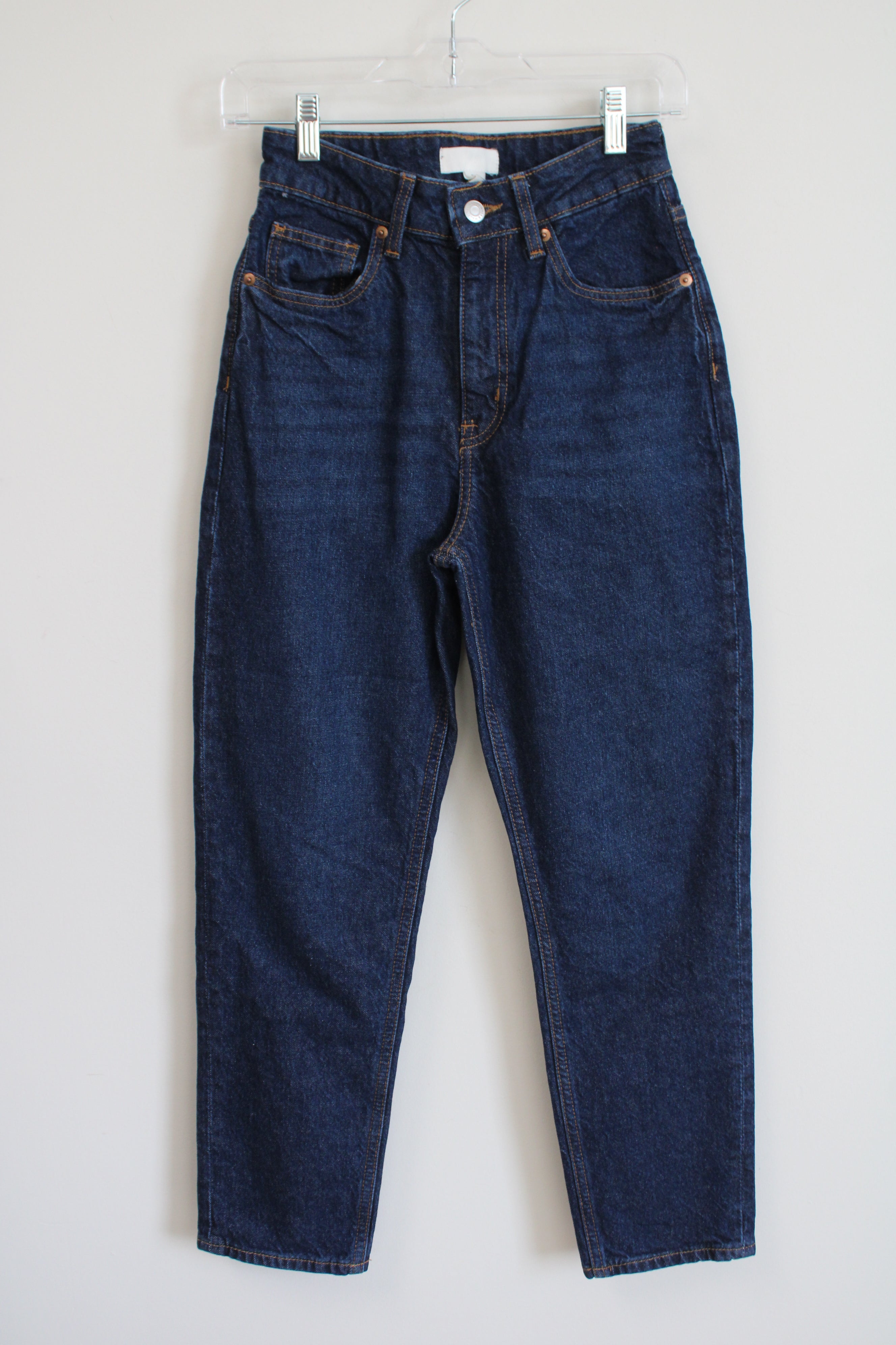 H&M Dark Wash Mom Jeans | 2