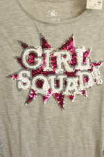 NEW Justice Long-Sleeve Girl Squad Sequin Shirt | 10