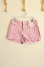 NEW SO Pink Mid-rise Super Stretch Utility Shorts | 14