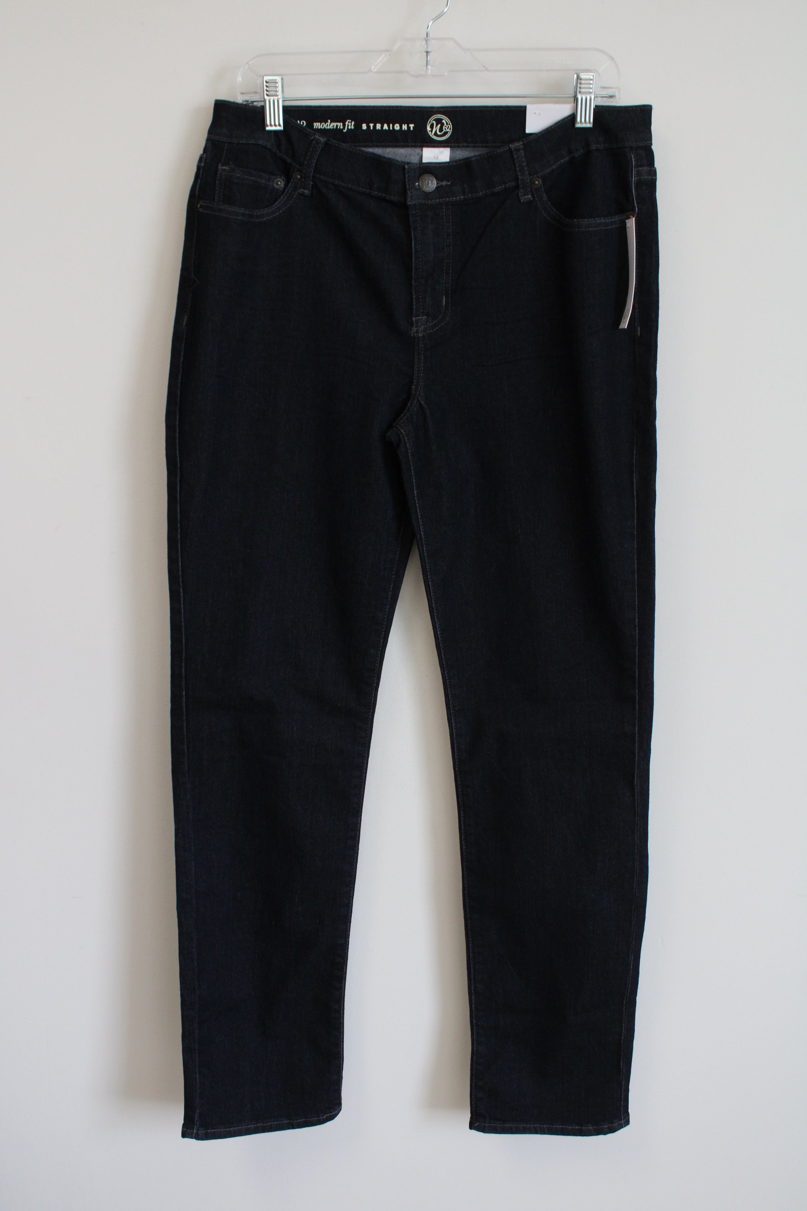NEW Westport 1962 Dark Wash Modern Fit Straight Jeans | 12