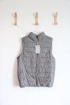 NEW Pipimama Gray Puffer Vest | M