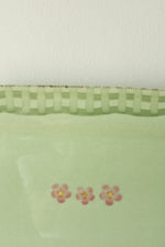 Franciscan Flora Earthenware Large Green Floral Platter