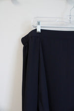 NEW Banana Republic Navy Button Down Back Off The Shoulder Top | S