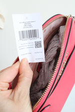 Kate Spade Saffiano Pink Dome Crossbody Purse