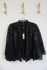 NEW Kobi Halperin Black Delilah Sequined Jacket | S