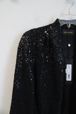 NEW Kobi Halperin Black Delilah Sequined Jacket | S