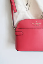 Kate Spade Saffiano Pink Dome Crossbody Purse