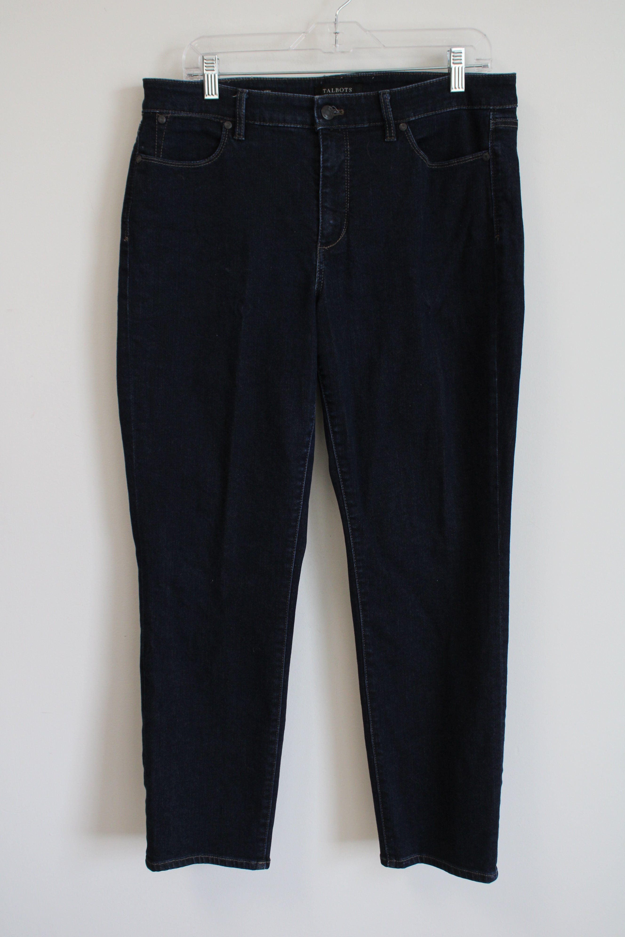 Talbots Slim Ankle Curvy Dark Wash Jeans | 12