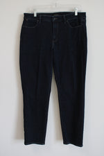 Talbots Slim Ankle Curvy Dark Wash Jeans | 12