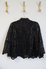 NEW Kobi Halperin Black Delilah Sequined Jacket | S