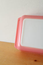 Vintage Pyrex Pink Scroll 575B 2 Quart Casserole Baking Dish