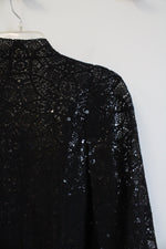 NEW Kobi Halperin Black Delilah Sequined Jacket | S