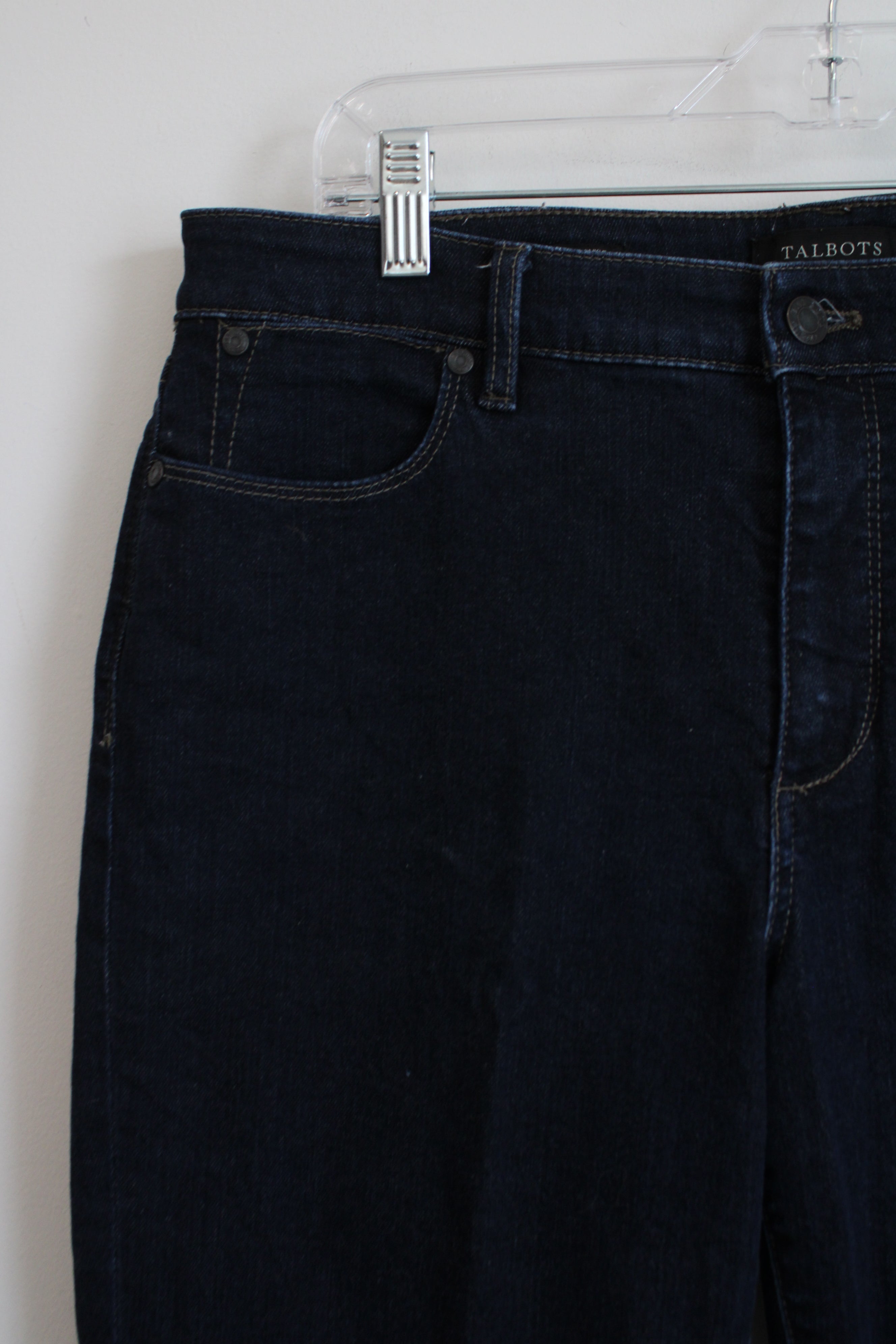 Talbots Slim Ankle Curvy Dark Wash Jeans | 12
