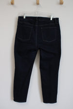 Talbots Slim Ankle Curvy Dark Wash Jeans | 12