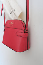 Kate Spade Saffiano Pink Dome Crossbody Purse