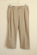 NEW Chaps Tan Straight Leg Khaki Pants | 12