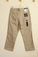 NEW Chaps Tan Straight Leg Khaki Pants | 12