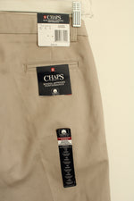 NEW Chaps Tan Straight Leg Khaki Pants | 12