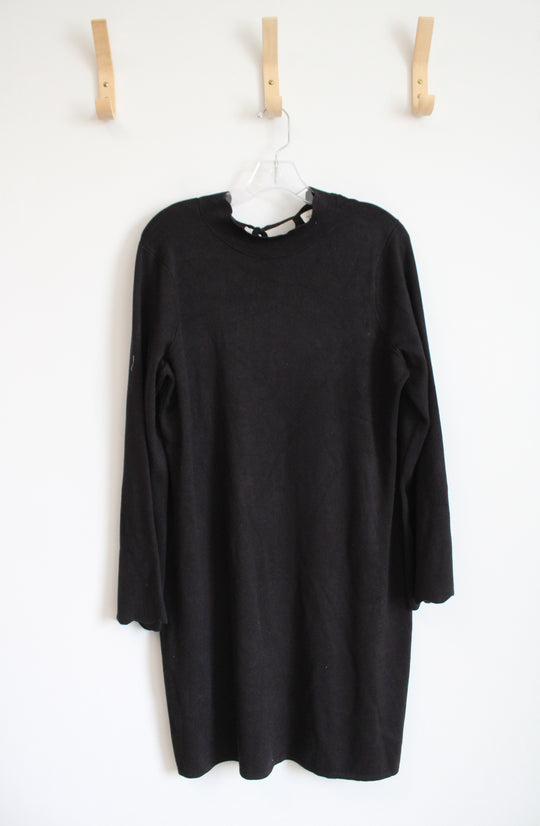 NEW Free Assembly Long Sleeved Black Sweater Dress | XL