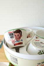 Norman Rockwell Kellogg's Corn Flakes Cereal/Soup Mugs