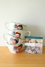 Norman Rockwell Kellogg's Corn Flakes Cereal/Soup Mugs