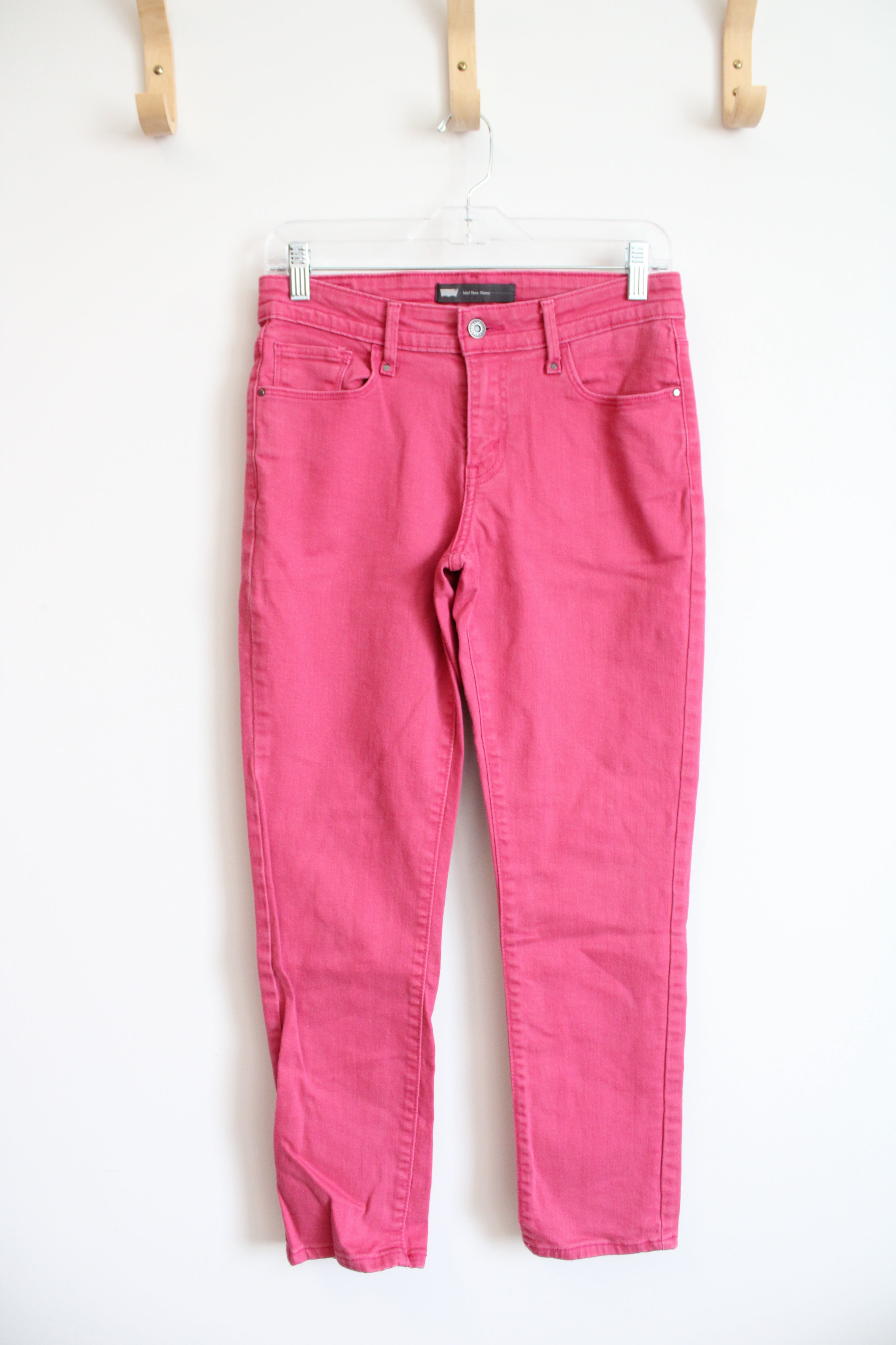 Levi's Mid Rise Skinny Pink Jeans | 4