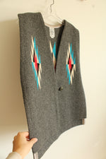 Ortega's Wool Hand-Woven Western Chimayo New Mexico Vest | M