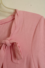NEW Casual Corner Annex Pink Bow T-shirt | L