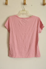 NEW Casual Corner Annex Pink Bow T-shirt | L