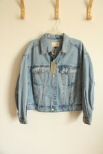NEW Universal Threads Gold Studded Denim Jacket | M