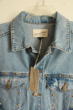 NEW Universal Threads Gold Studded Denim Jacket | M