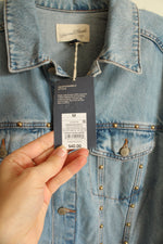 NEW Universal Threads Gold Studded Denim Jacket | M