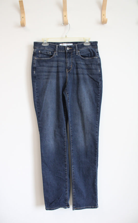 Levi's Mid Rise Straight Dark Wash Jeans | 12 Long