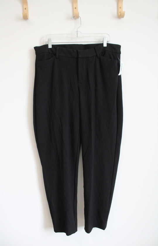 NEW Old Navy Black Trouser Pants | 18 Plus Long