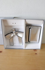 NEW Nine West Silver Card Case & Bow Dangle Keychain Accessory