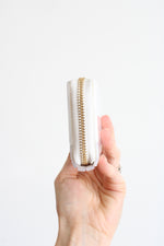 NEW MICHAEL Michael Kors Barbara Optic White Coin Card Case