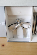 NEW Nine West Silver Card Case & Bow Dangle Keychain Accessory
