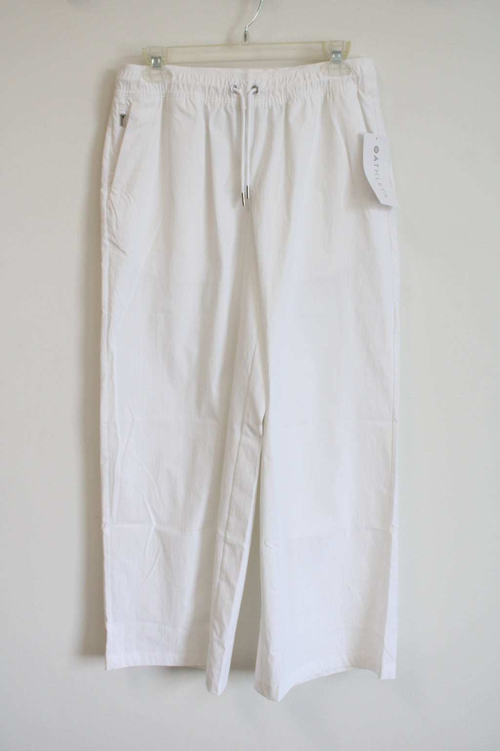 NEW Athleta White Midday Crop 3/4 Pant | S