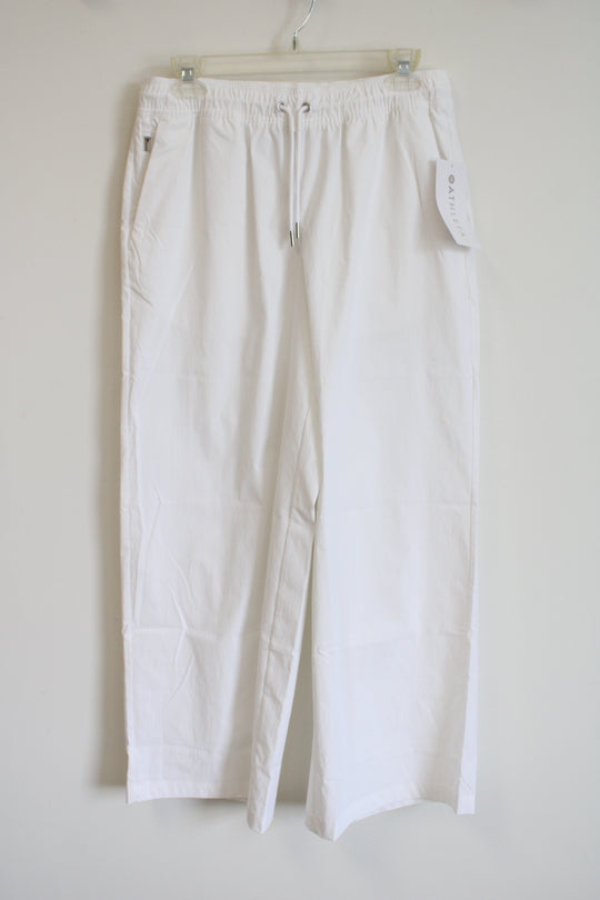 NEW Athleta White Midday Crop 3/4 Pant | S