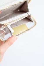 NEW MICHAEL Michael Kors Barbara Optic White Coin Card Case