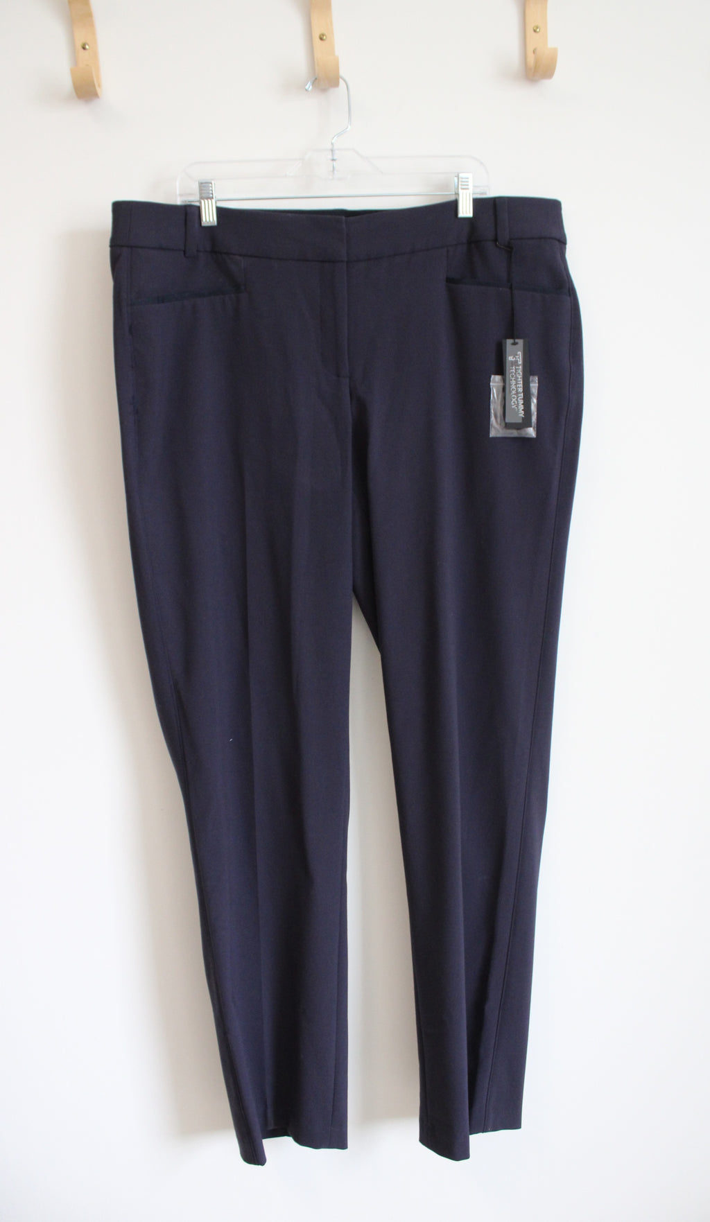 NEW Lane Bryant Navy The Sophie Straight Leg Trouser Pants | 18 Long