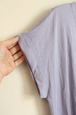 NEW Banana Republic Light Purple Cuffed Sleeve T-shirt  | L