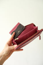 Coach Dusty Rose Pebble Zip Around Wallet