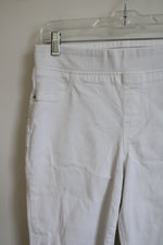 Old Navy Mid-Rise Rockstar White Jeans | 10