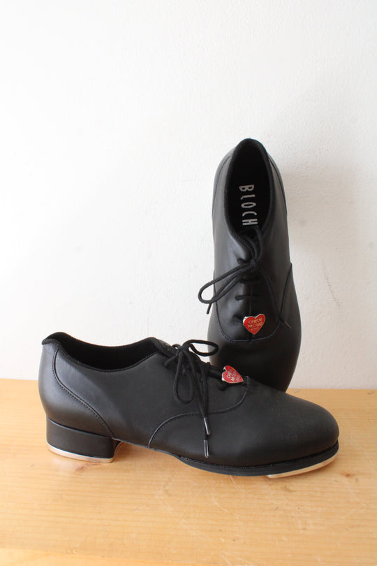 Bloch Chloé and Maud Black Leather Dance Shoe | Size 9 1/2