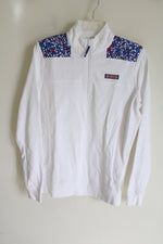Vineyard Vines White Star Spangled Sweatshirt | M