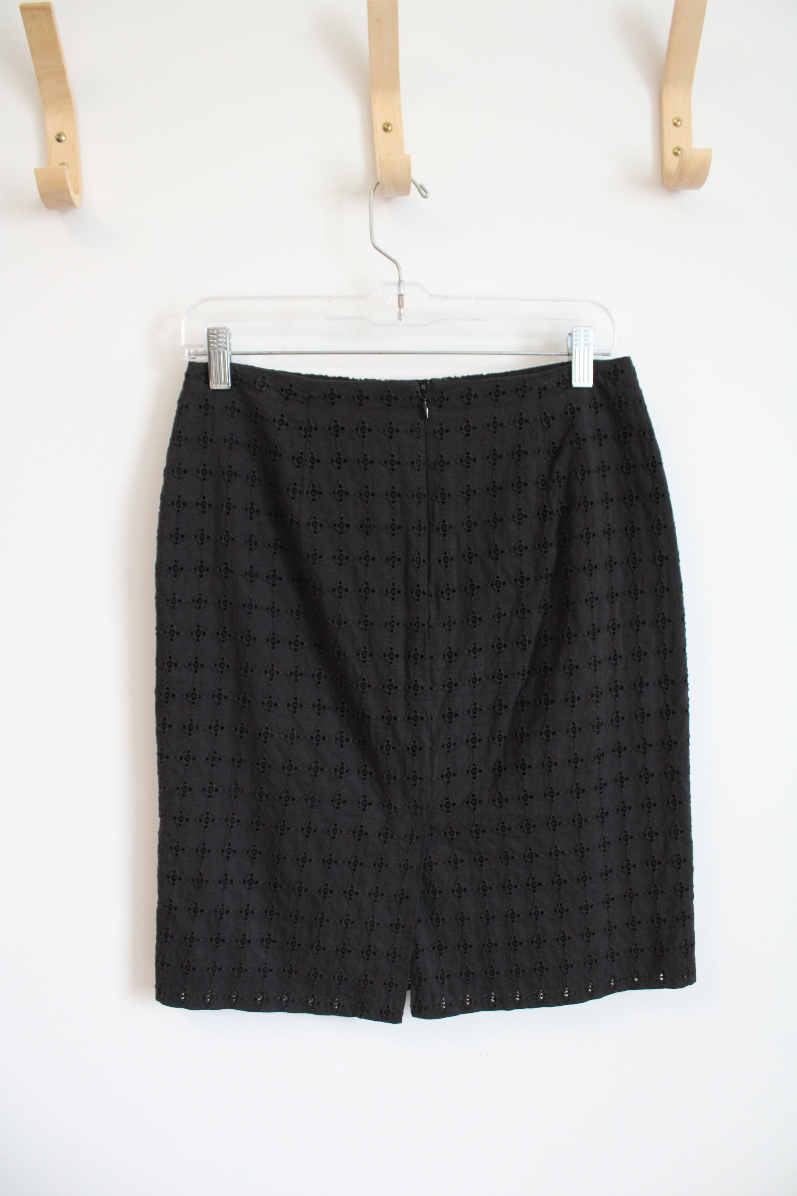 Banana Republic Black Eyelet Skirt | 2