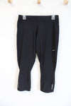 Nike Dri-Fit Black Capri Legging | L