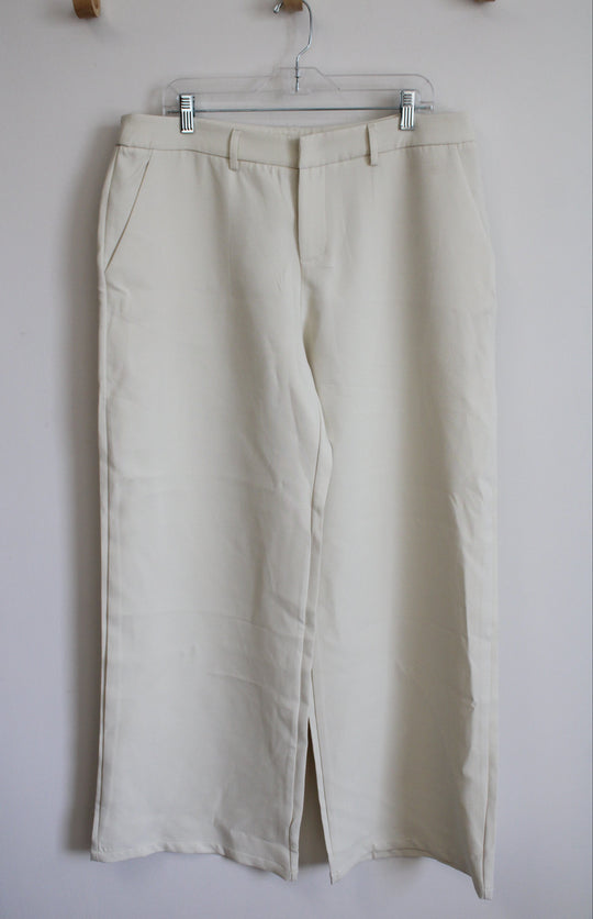 NEW Musera Cream Wide Leg Pants | XL